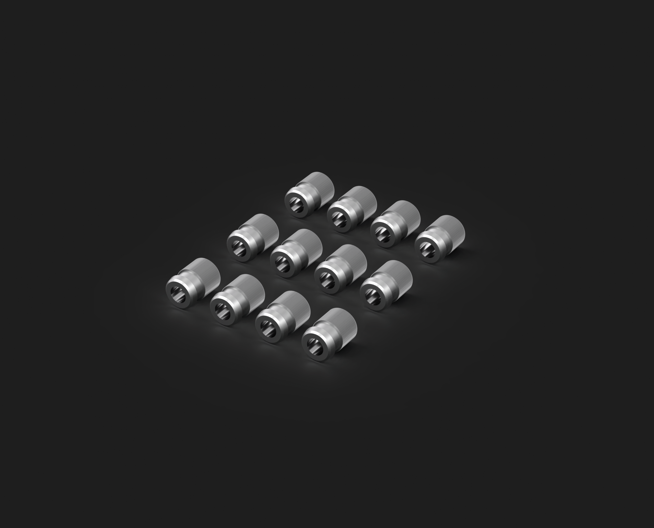 Qbrick System Custom Threaded Inserts M8 montaj