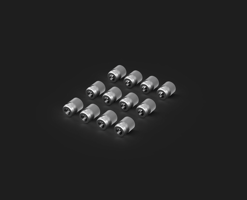 Qbrick System Custom Threaded Inserts M8 montaj