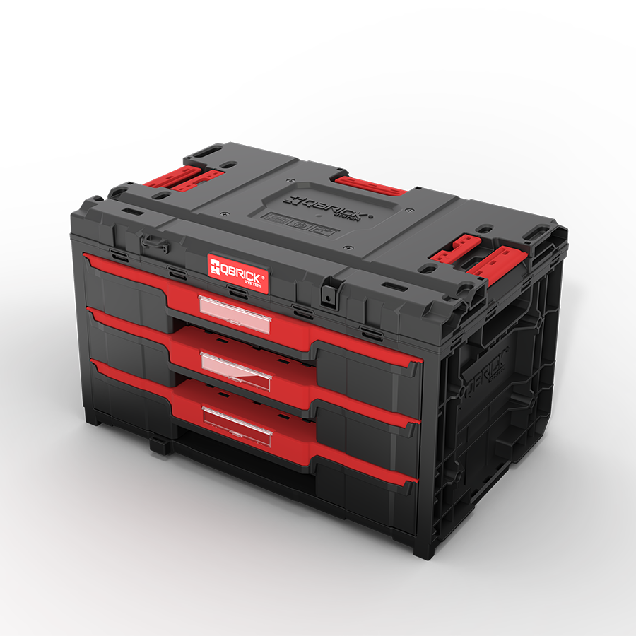 Qbrick System ONE Drawer 3 Toolbox 2.0 Çekmeceli Takım Çantası