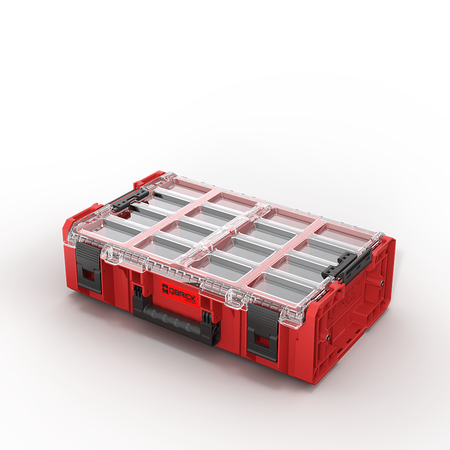 Qbrick System ONE Organizer 2XL 2.0 RED ULTRA HD Custom Adapter Promo