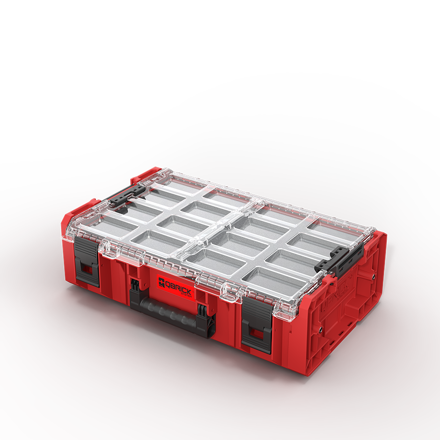 Qbrick System ONE Organizer 2XL 2.0 Multilayer Foam Inserts RED ULTRA HD Custom