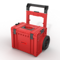 Qbrick System PRO Cart 2.0 Plus RED ULTRA HD tekerlekli takım çantası önden görünüm