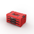 PRO Drawer 3 Toolbox 2.0 Expert RED ULTRA HD önden görünüm
