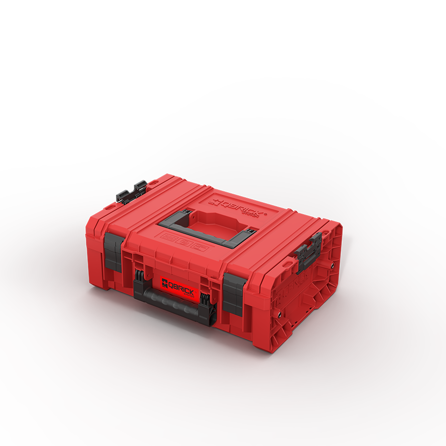 Qbrick System PRO Technician Case 2.0 RED ULTRA HD Custom önden görünüm