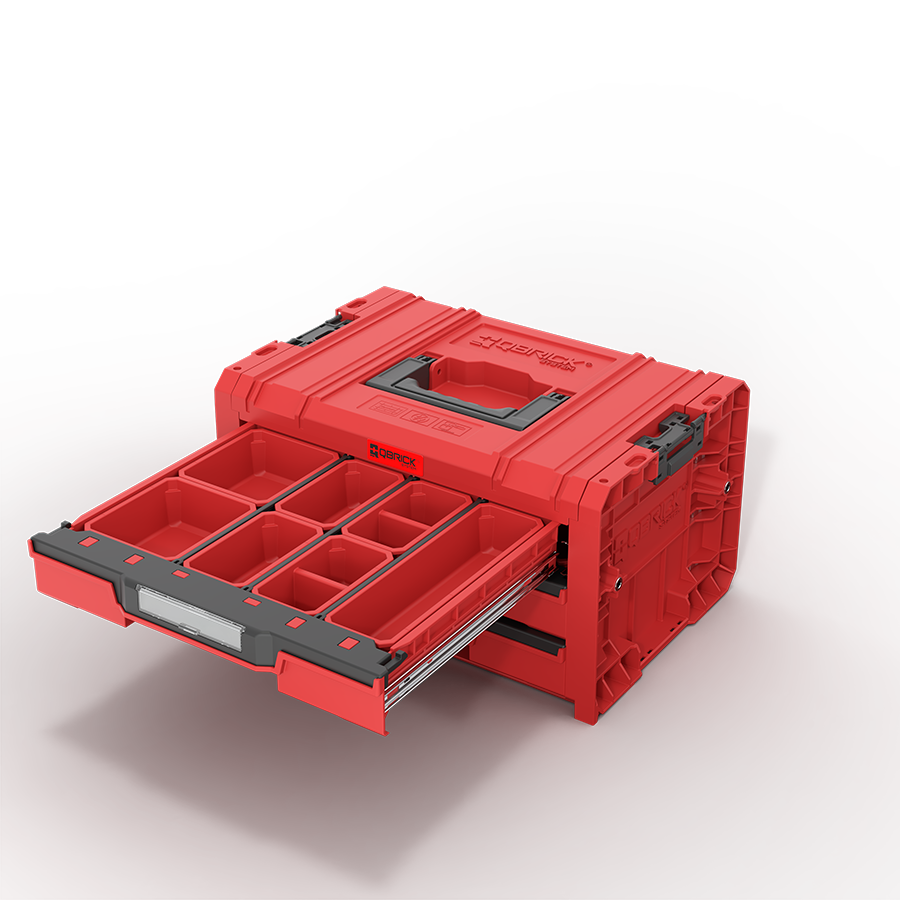 PRO Drawer 3 Toolbox 2.0 Expert RED ULTRA HD modüler kullanım