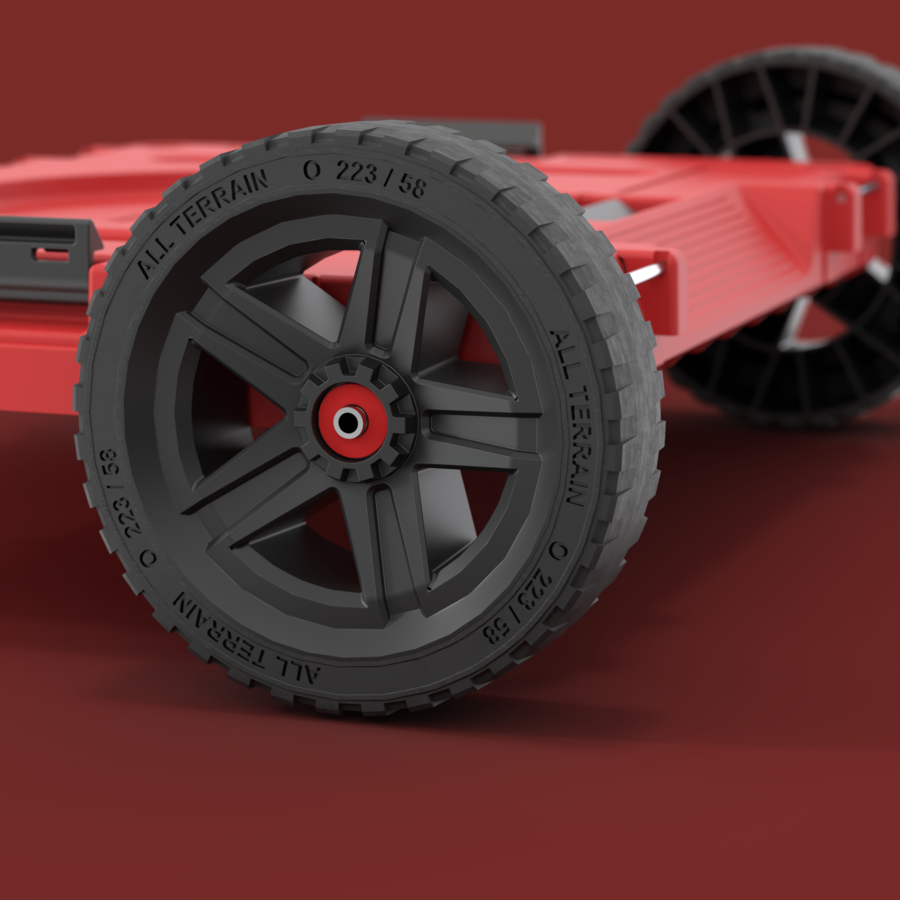 Qbrick System ONE Transport Platform 2.0 Allterrain RED ULTRA HD Taşıma Platformu