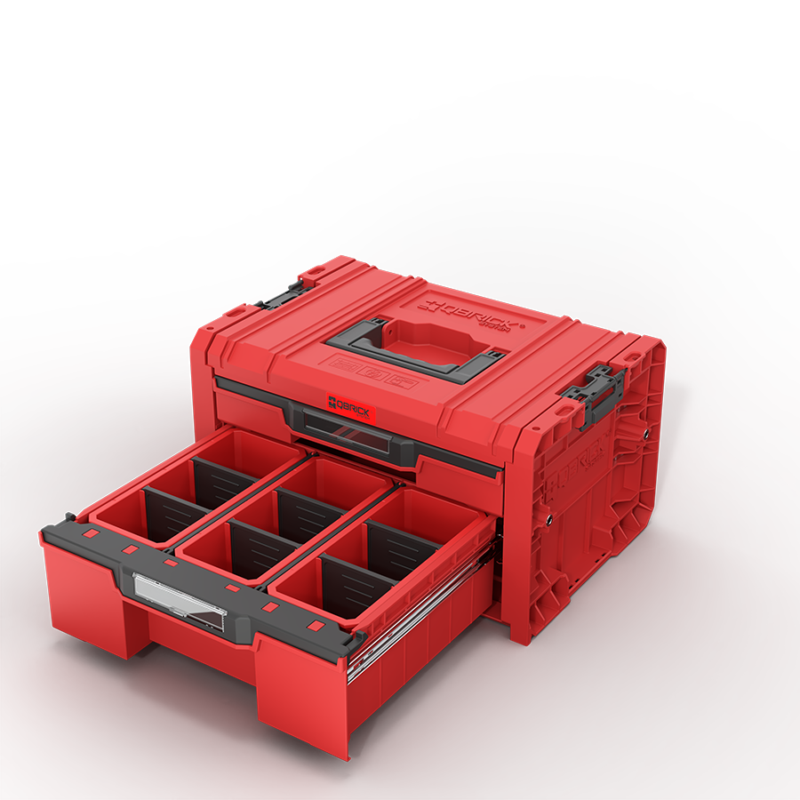 PRO Drawer 2 Toolbox 2.0 Expert RED ULTRA HD modüler kullanım