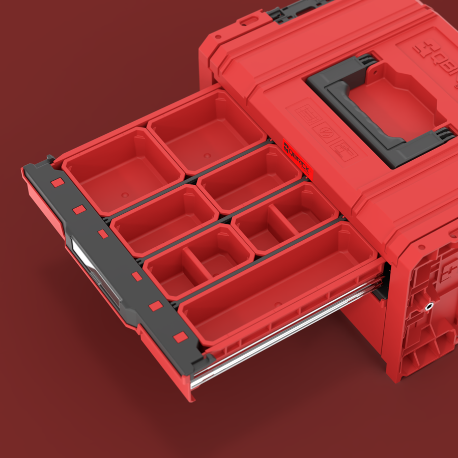 PRO Drawer 2 Toolbox 2.0 Expert RED ULTRA HD çekmece bölücü
