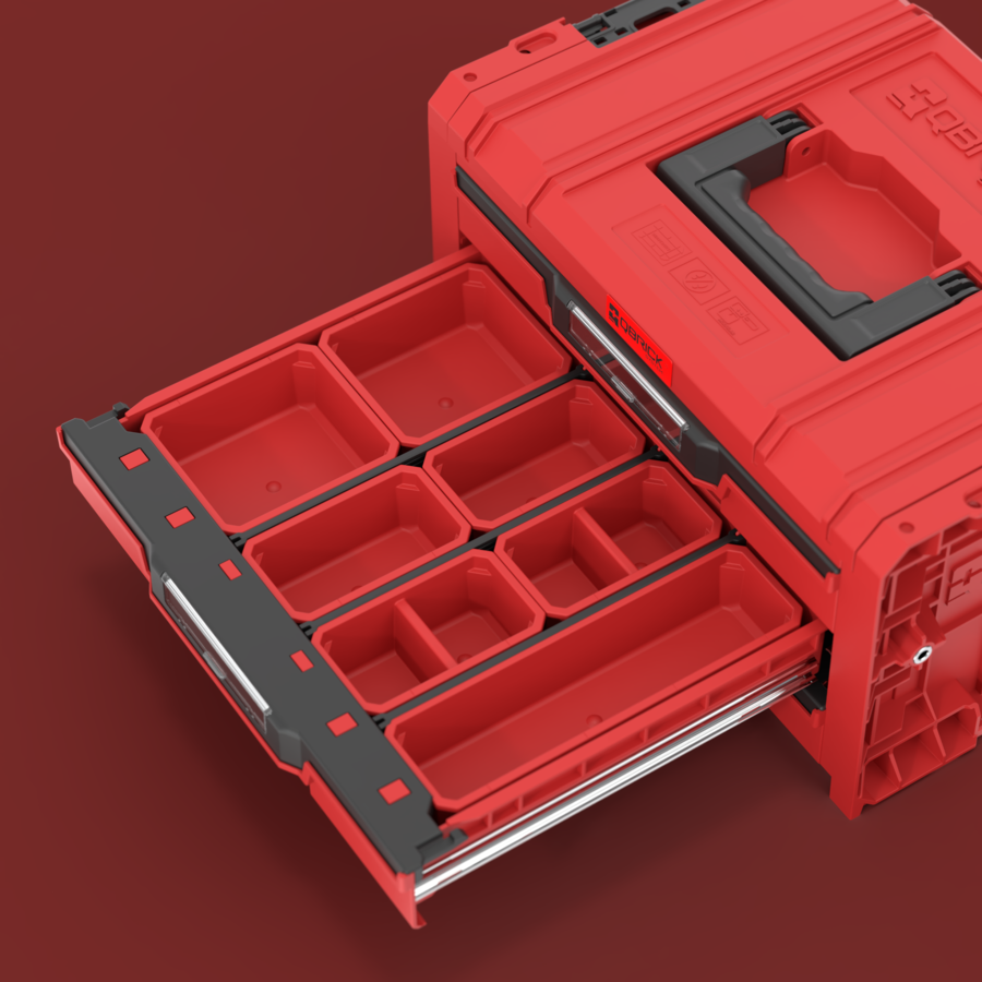 PRO Drawer 3 Toolbox 2.0 Expert RED ULTRA HD atölye kullanımı
