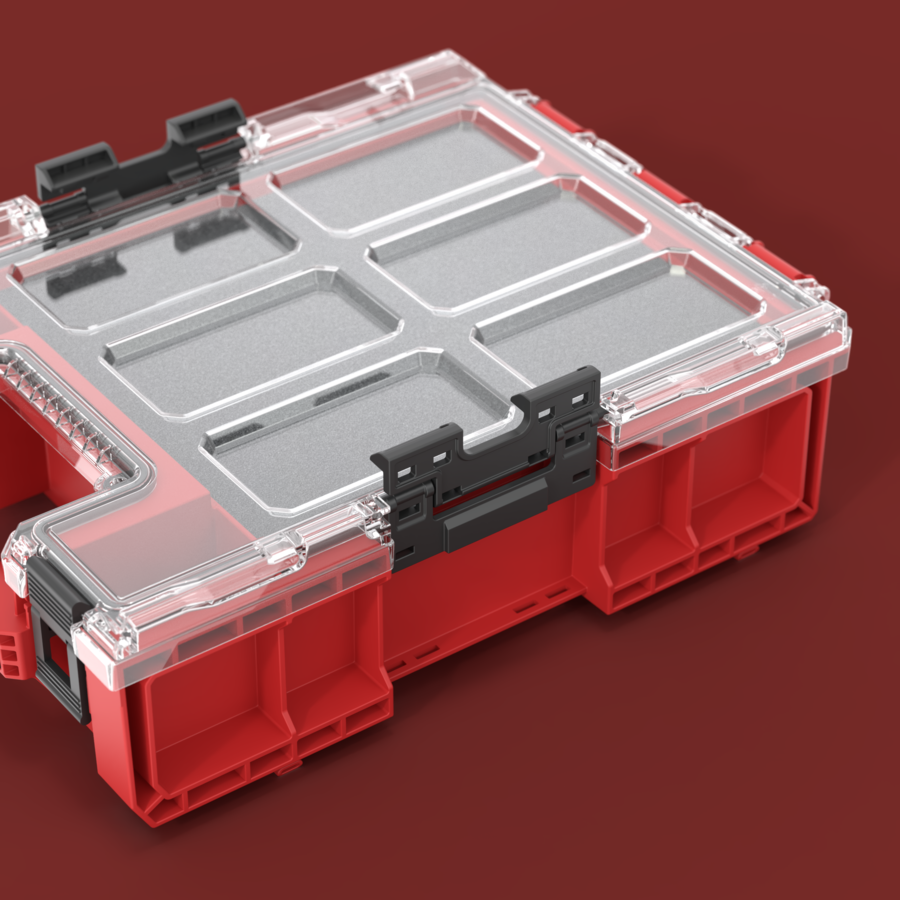 Qbrick System ONE Organizer M Plus 2.0 Multilayer Foam Inserts RED ULTRA HD