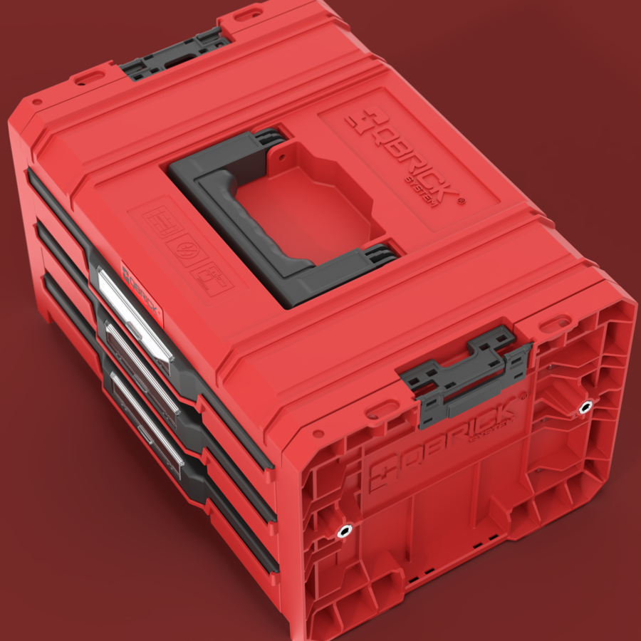 PRO Drawer 3 Toolbox 2.0 Expert RED ULTRA HD iç hacim