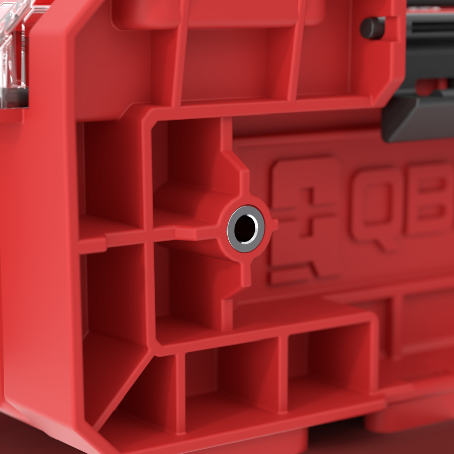 Qbrick System ONE Organizer XL 2.0 Long Bin RED ULTRA HD Custom