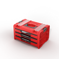 Qbrick System PRO Drawer 3 Toolbox 2.0 Profi Expert RED ULTRA HD Custom Çekmeceli Takım Çantası
