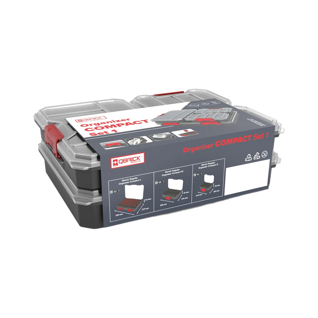 Qbrick Regular Organizer Compact Set 1 ambalajlı siyah set