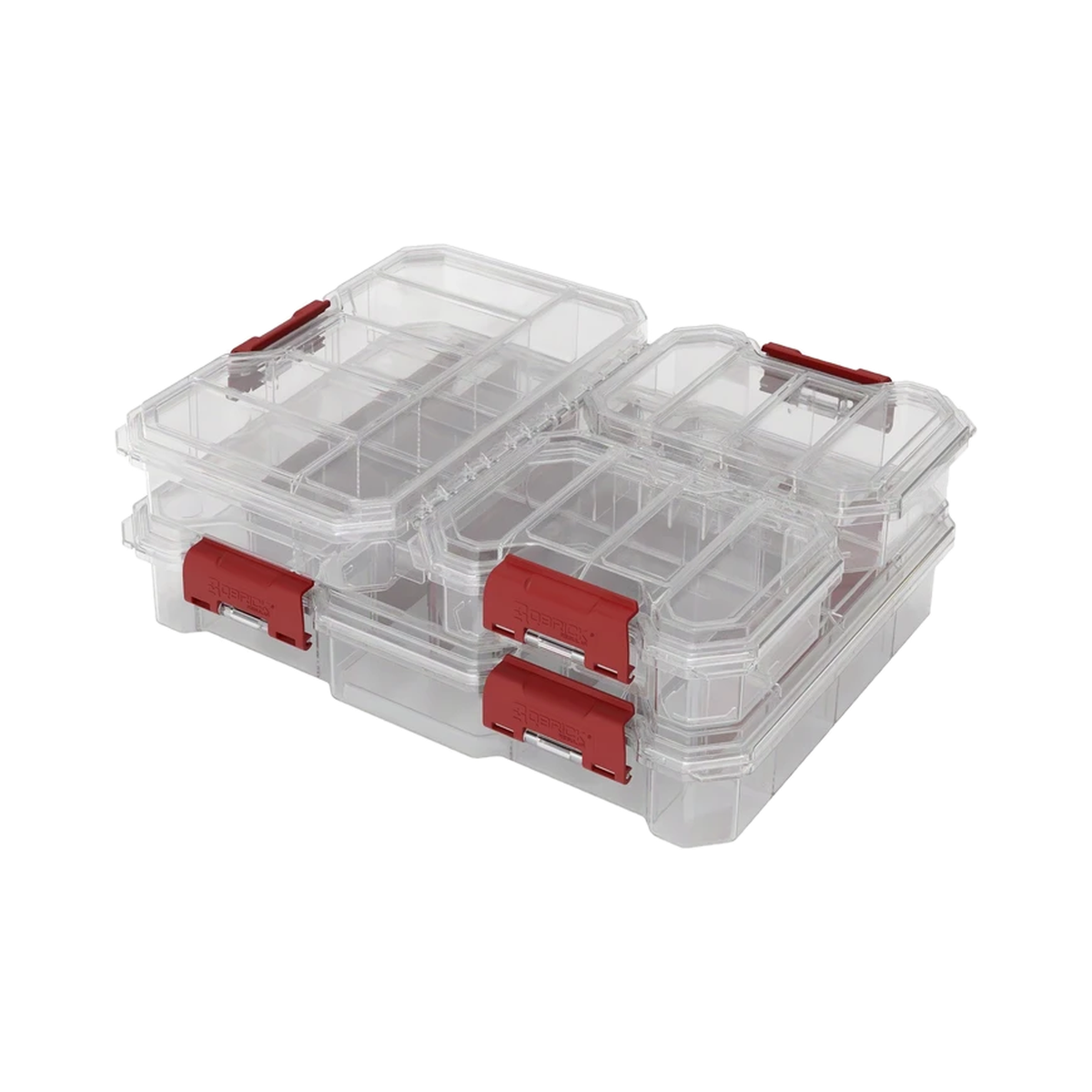 Qbrick Regular Compact Organizer Seti 4 Parça Şeffaf