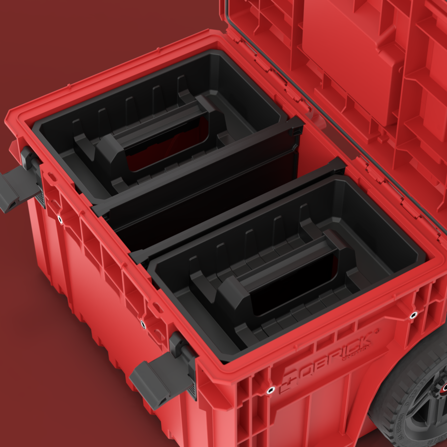 QBRICK SYSTEM ONE Cart 2.0 RED ULTRA HD CUSTOM Tekerlekli Takım Çantası