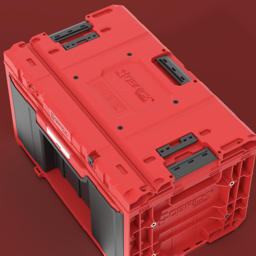 Qbrick System ONE Drawer 1 Toolbox 2.0 RED ULTRA HD Custom Çekmeceli Takım Çantası