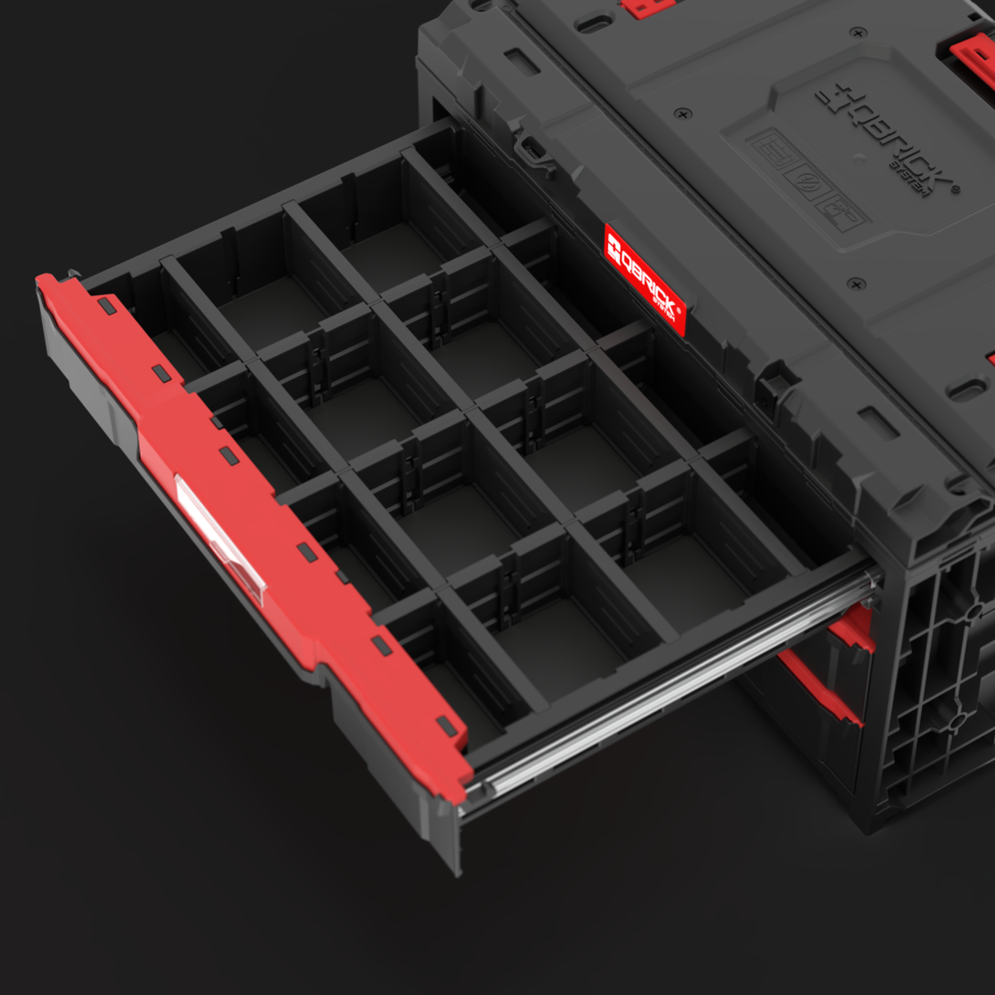 Qbrick System ONE Drawer 3 Toolbox 2.0 Çekmeceli Takım Çantası