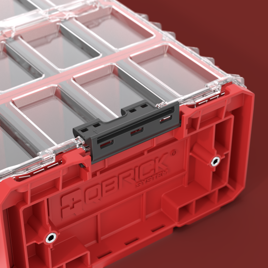 Qbrick System ONE Organizer 2XL 2.0 RED ULTRA HD Custom Adapter Promo