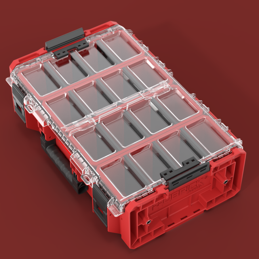 Qbrick System ONE Organizer 2XL 2.0 RED ULTRA HD Custom Adapter Promo