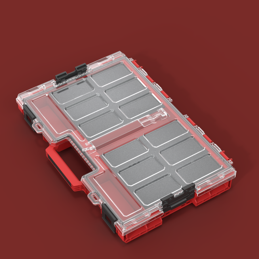 Qbrick System ONE Organizer L 2.0 Multilayer Foam Inserts RED ULTRA HD