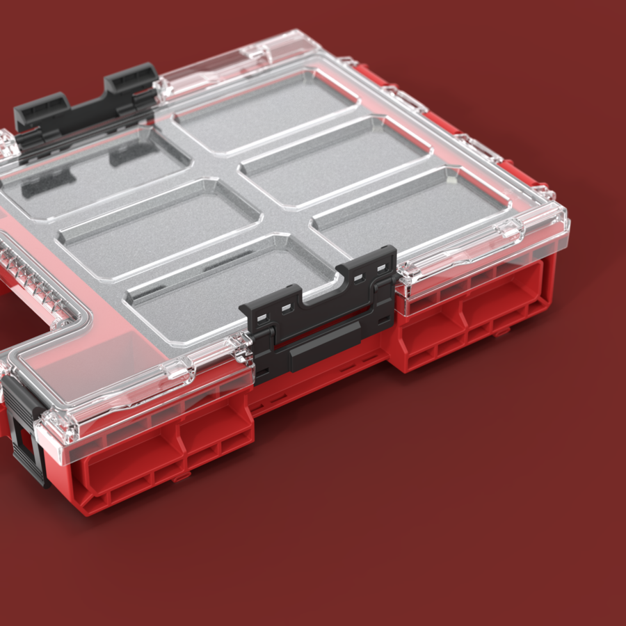 Qbrick System ONE Organizer M 2.0 Multilayer Foam Inserts RED ULTRA HD
