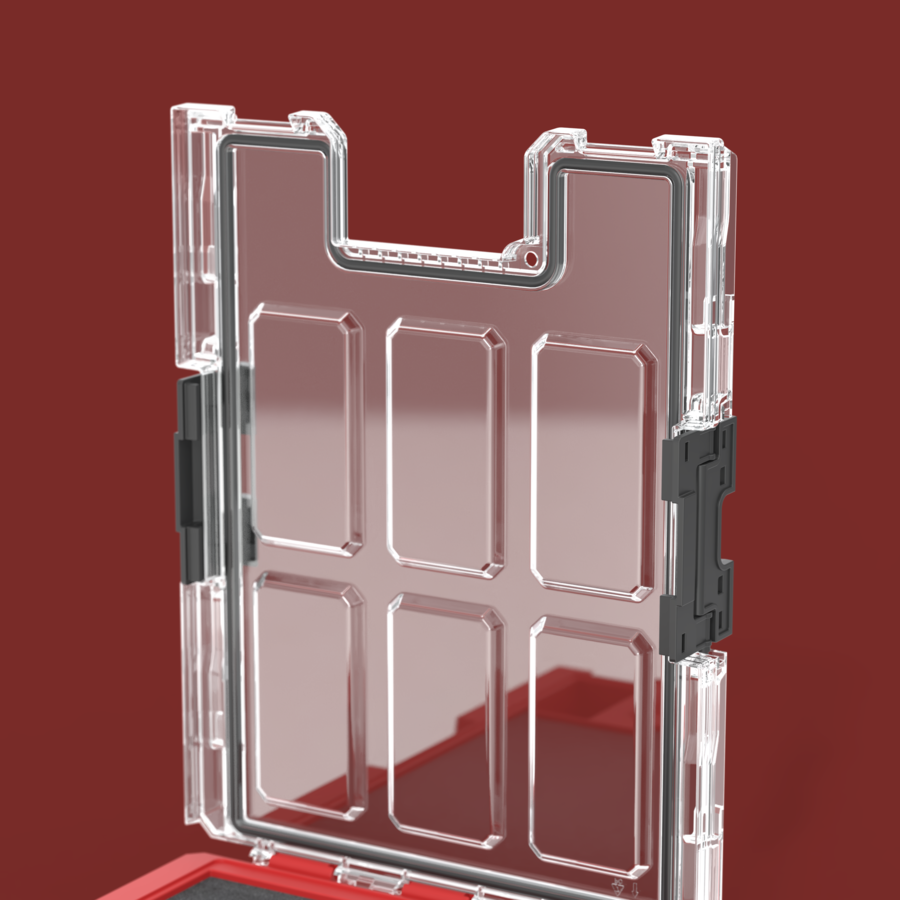 ONE Organizer M 2.0 MFI RED ULTRA HD conta