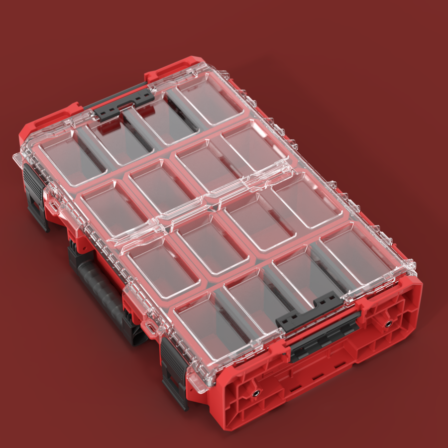 Qbrick System ONE Organizer XL 2.0 RED ULTRA HD Custom