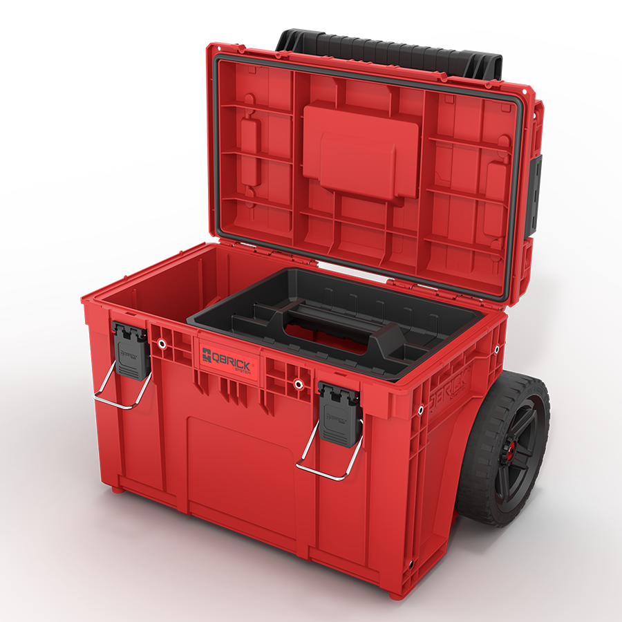 Qbrick System PRIME Cart RED ULTRA HD Custom Tekerlekli Takım Çantası