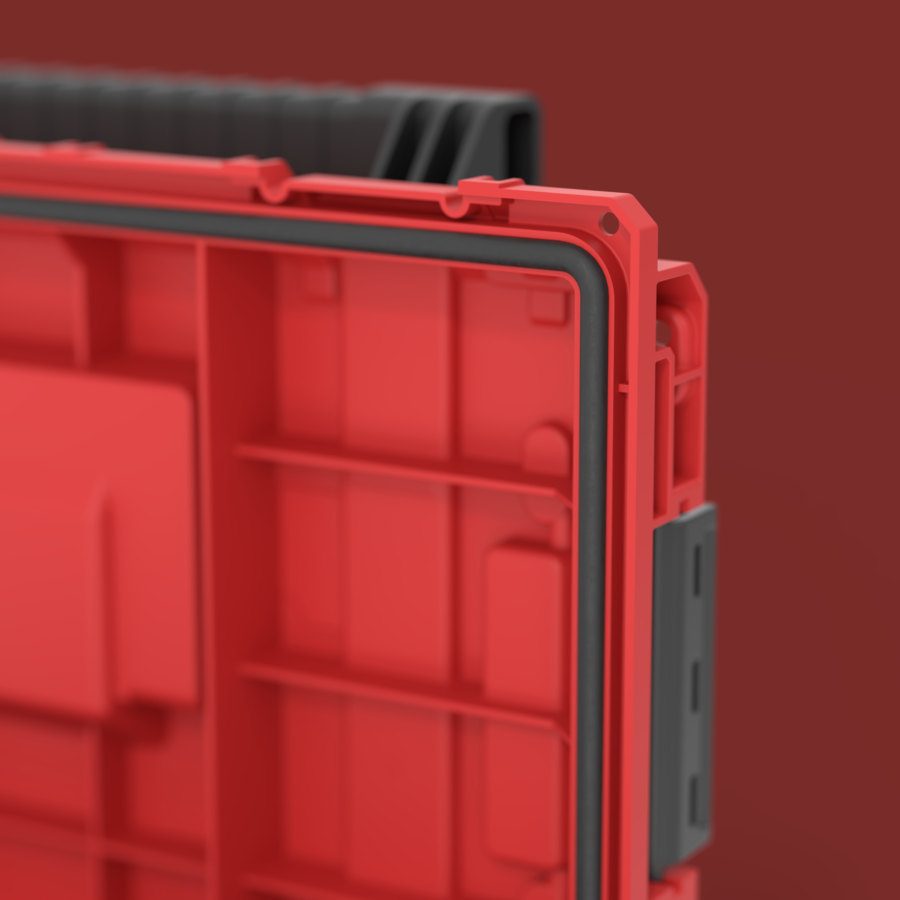 Qbrick System PRIME Cart RED ULTRA HD Custom Tekerlekli Takım Çantası