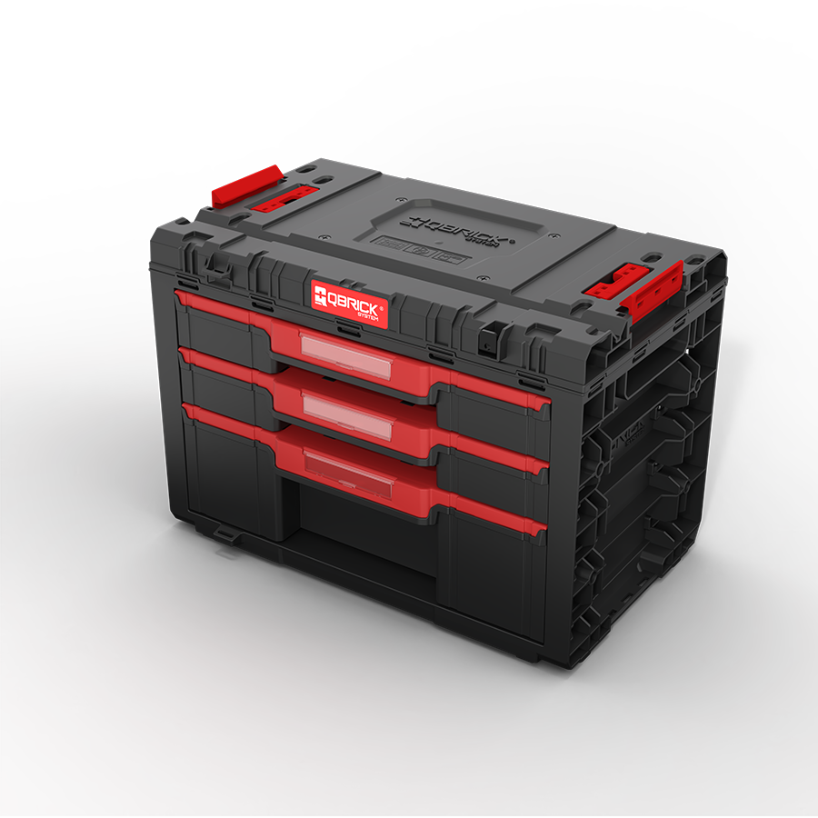 Qbrick System PRIME Drawer 3 Toolbox Basic Çekmeceli Takım Çantası