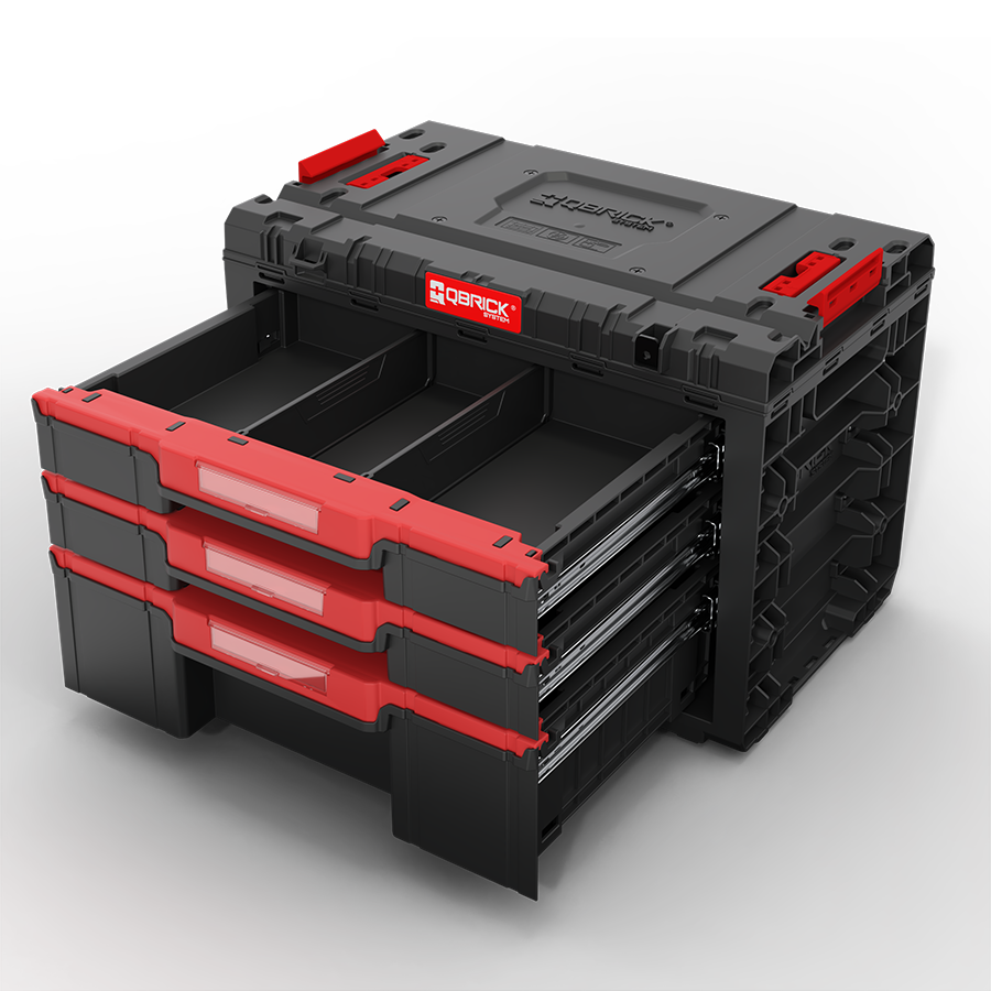 Qbrick System PRIME Drawer 3 Toolbox Basic Çekmeceli Takım Çantası