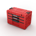 Qbrick System PRIME Drawer 3 Toolbox Expert RED ULTRA HD Çekmeceli Takım Çantası