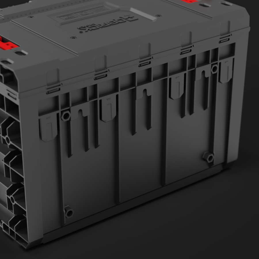 PRIME Drawer 4 Toolbox Basic arka konektörler