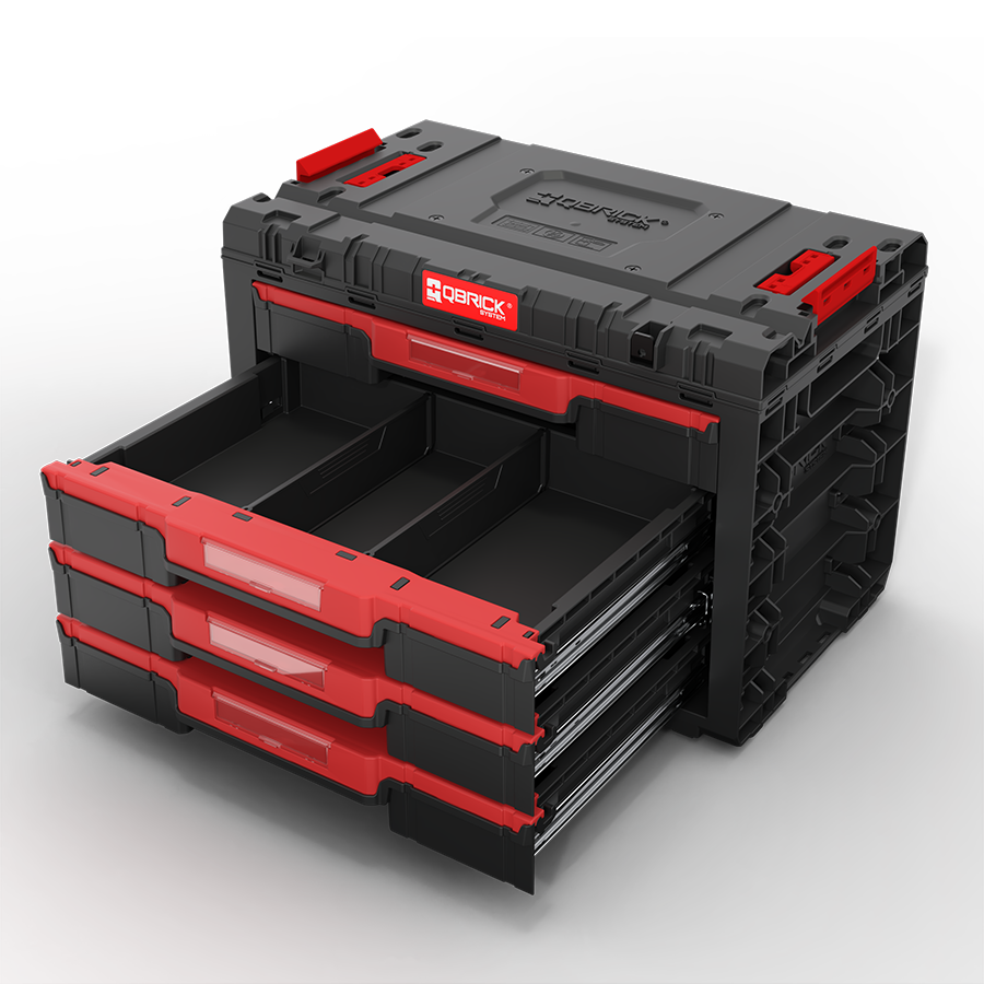 Qbrick System PRIME Drawer 4 Toolbox Basic Çekmeceli Takım Çantası