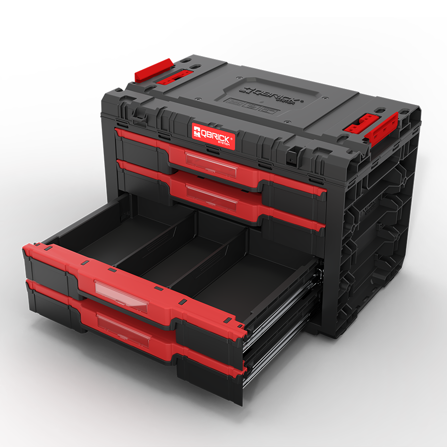 Qbrick System PRIME Drawer 4 Toolbox Basic Çekmeceli Takım Çantası