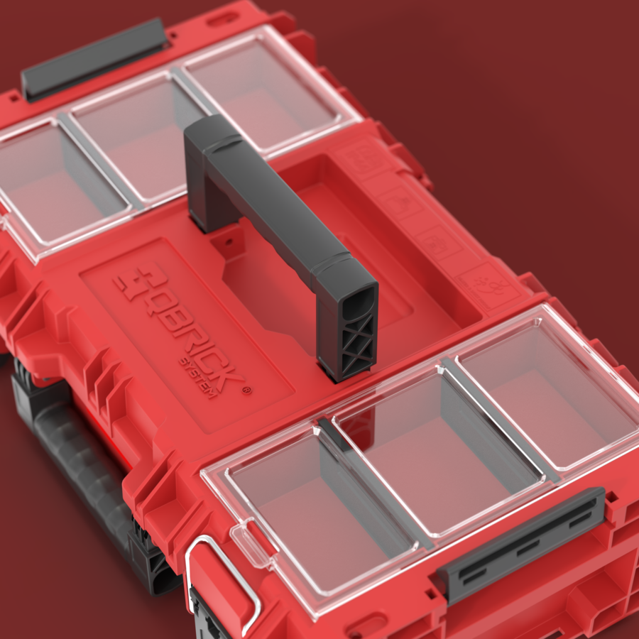 Qbrick System PRIME Toolbox 150 Profi RED ULTRA HD Custom Takım Çantası