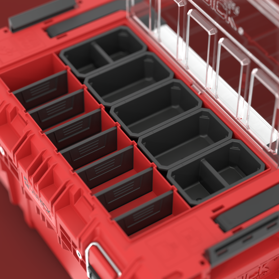 PRIME Toolbox 250 Expert RED ULTRA HD kapak organizerleri