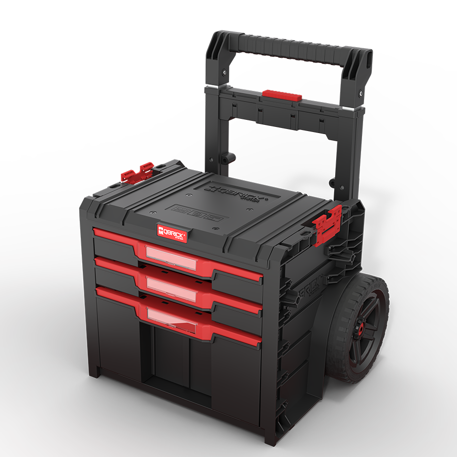 Qbrick System PRO Cart 2.0 Plus Drawer 3 Tekerlekli Takım Çantası