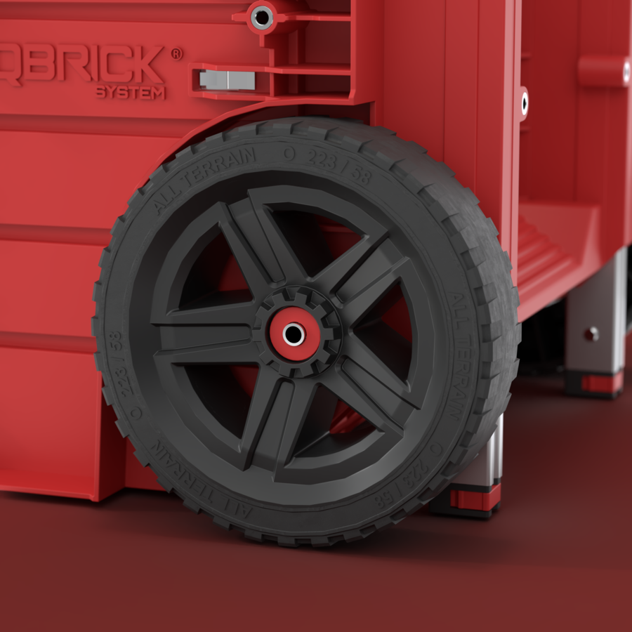 PRO Cart 2.0 Plus Drawer 3 RED ULTRA HD tekerlek