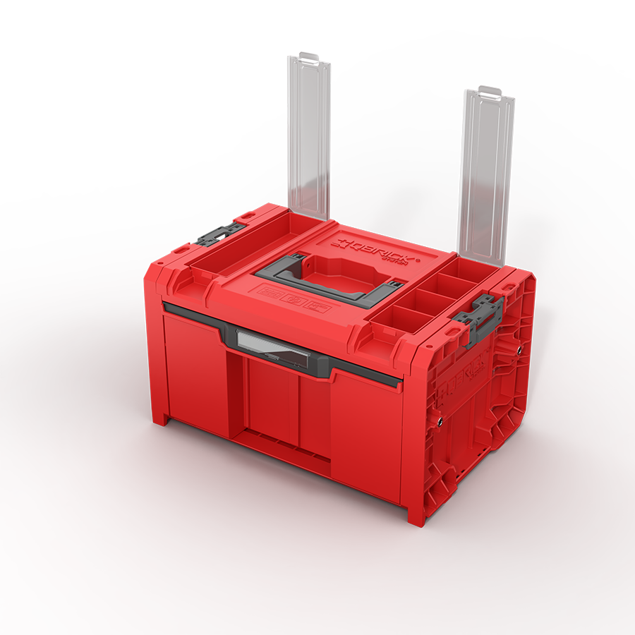 Qbrick System PRO Drawer 1 Toolbox 2.0 Profi Basic RED ULTRA HD Custom Çekmeceli Takım Çantası