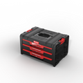 Qbrick System PRO Drawer 3 Toolbox 2.0 Basic Çekmeceli Takım Çantası