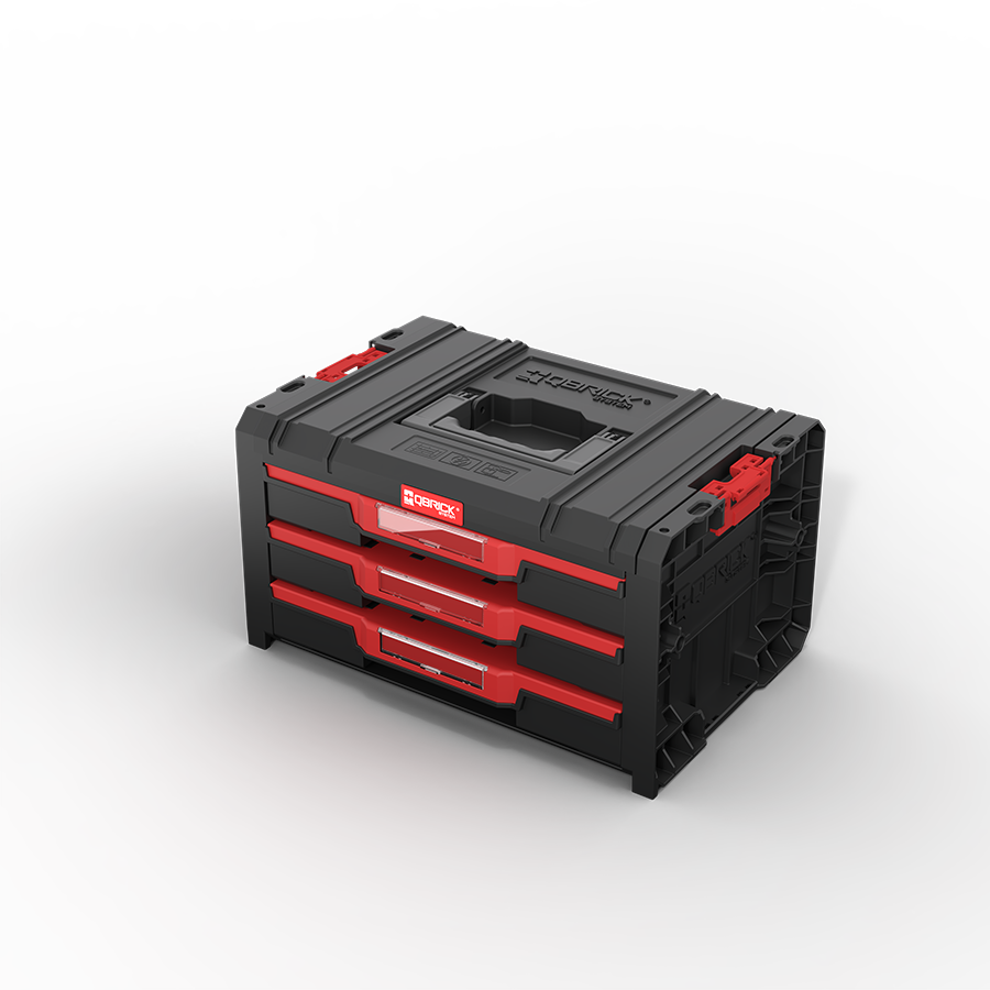 Qbrick System PRO Drawer 3 Toolbox 2.0 Basic Çekmeceli Takım Çantası