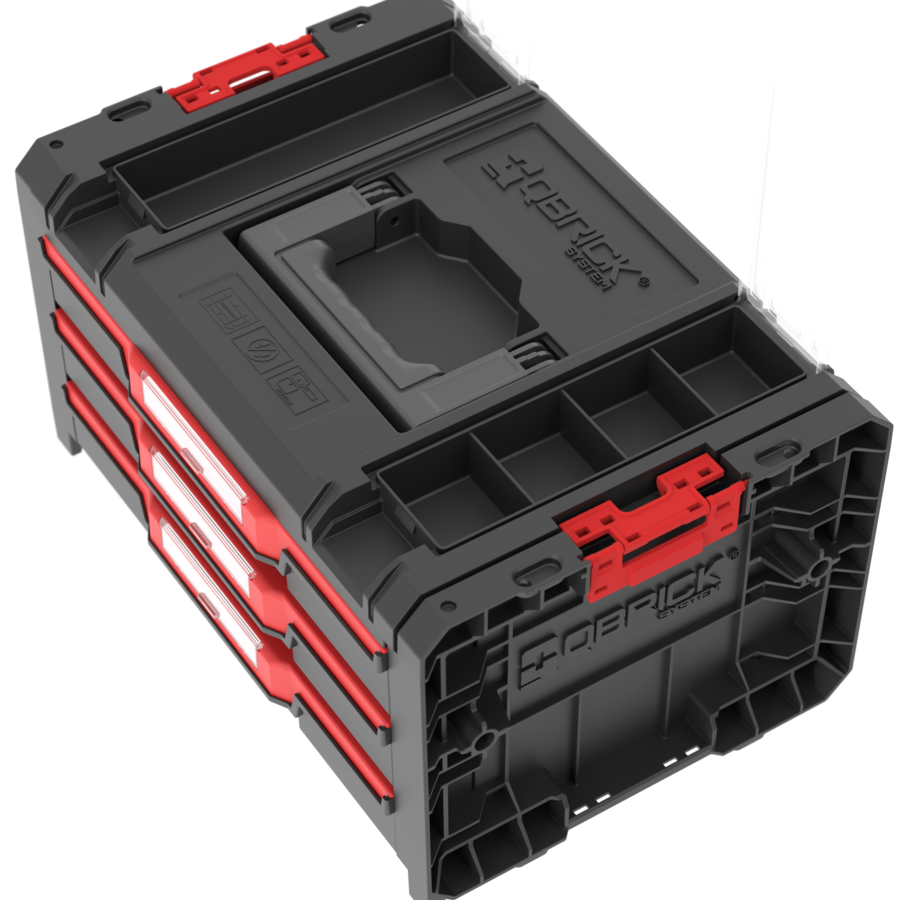 Qbrick System PRO Drawer 3 Toolbox 2.0 Profi Expert Çekmeceli Takım Çantası