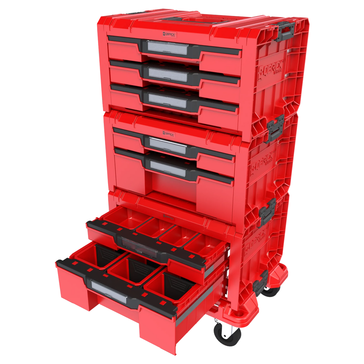 Qbrick System PRO Drawer Workshop Set 3 2.0 RED ULTRA HD çekmece iç düzeni 2