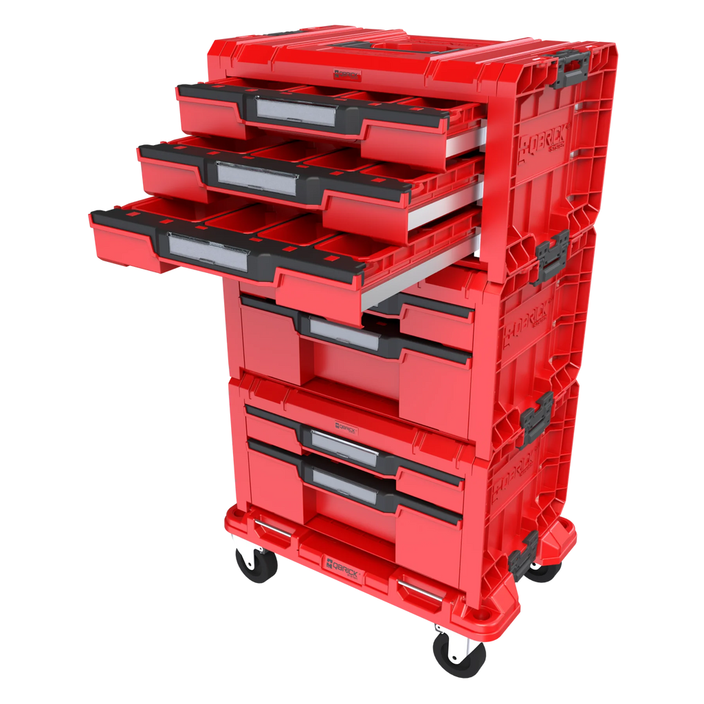 Qbrick System PRO Drawer Workshop Set 3 2.0 RED ULTRA HD çekmece iç düzeni 1