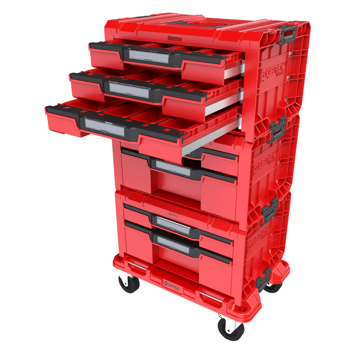 Qbrick System PRO Drawer Workshop Set 3 2.0 RED ULTRA HD çekmece iç düzeni 1