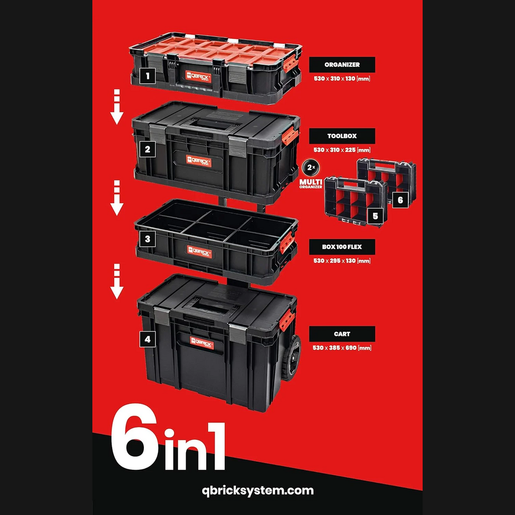 Qbrick System TWO 6in1 kullanım detayı