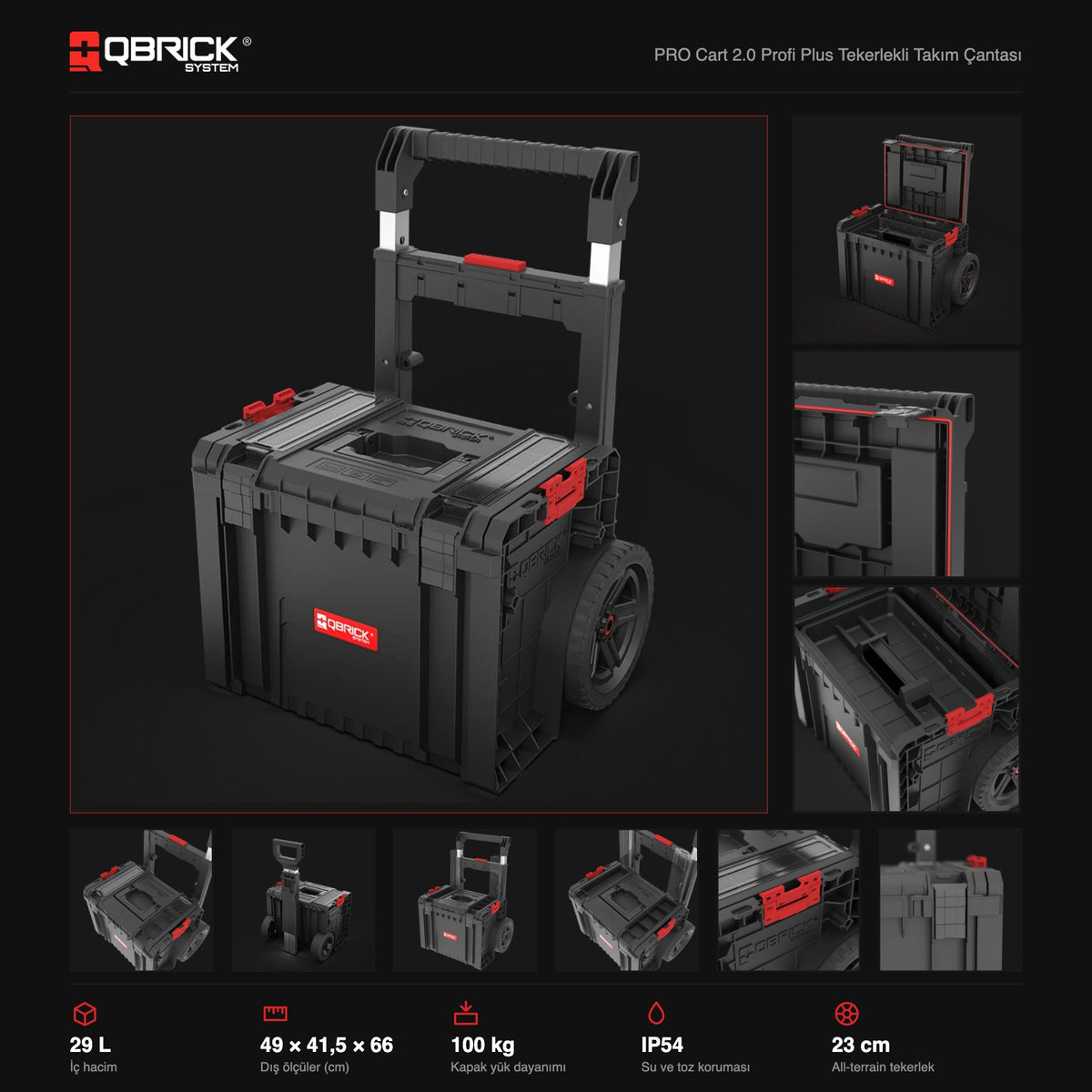Qbrick System PRO Cart 2.0 Profi Plus teknik özellikler