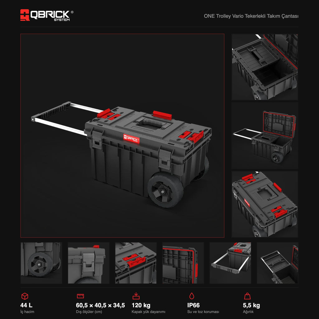 Qbrick System ONE Trolley Vario teknik özellikler